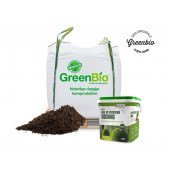 GreenBio hækjord i bigbag samt 5 liter hækgødning